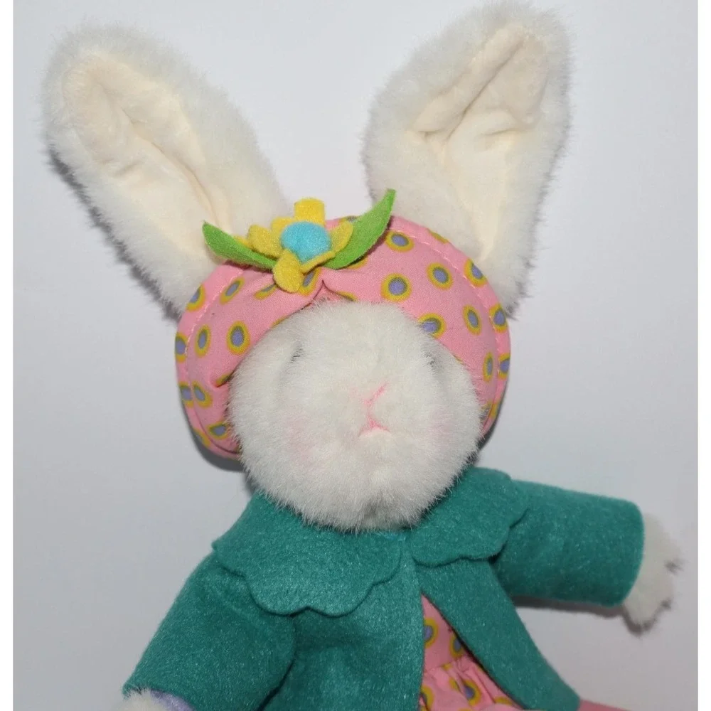 TARGET Easter Spring White Bunny Rabbit Dress Jacket Purse Hat Plush Decor